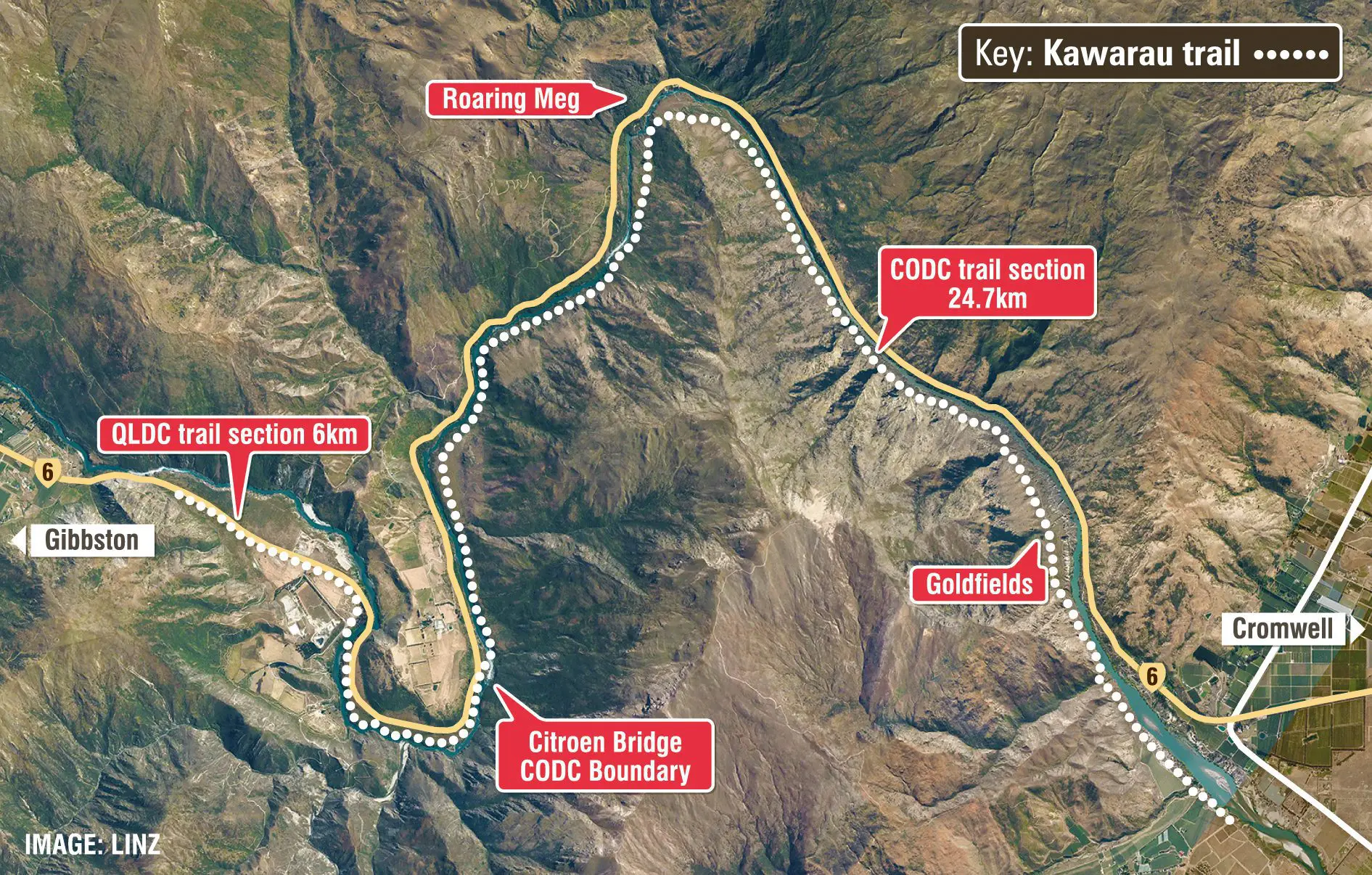 Kawarau Trail Map