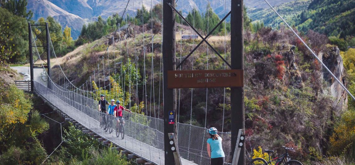 The Southern Discoveries Bridge, a highlight of the Bridges Trail