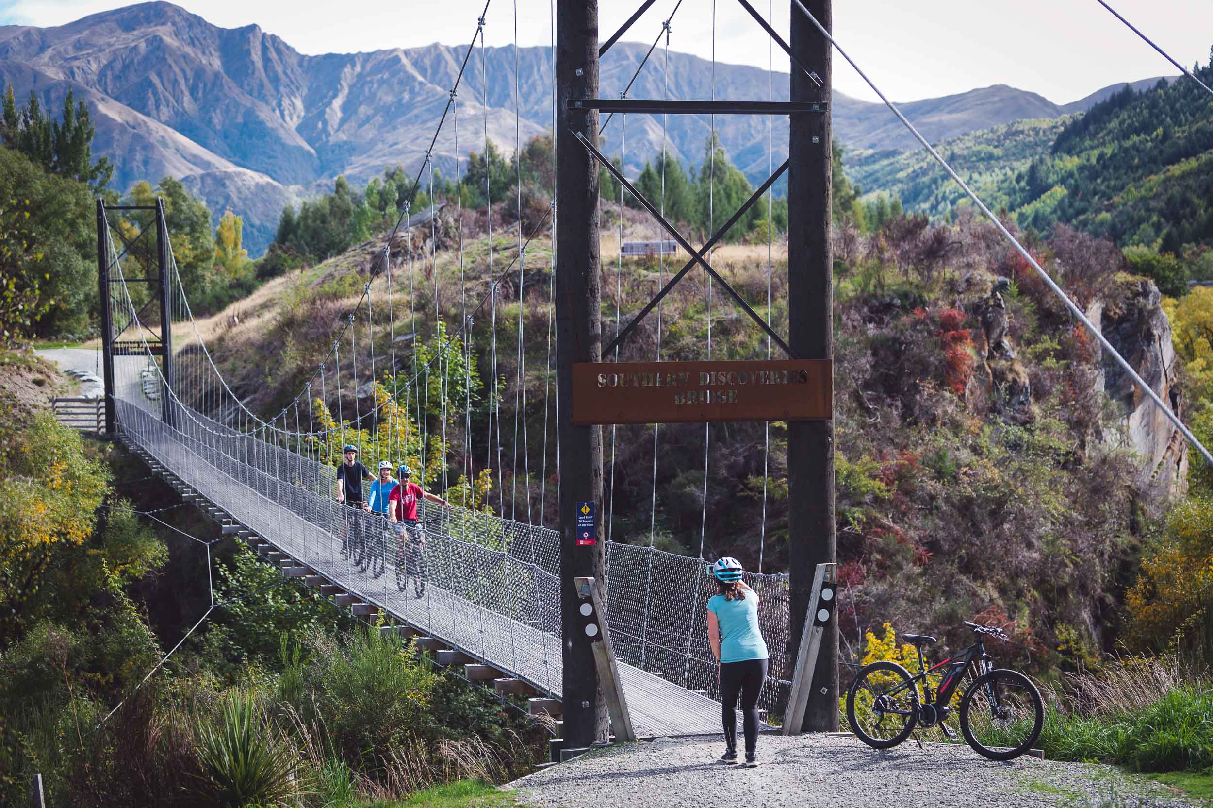 The Southern Discoveries Bridge, a highlight of the Bridges Trail