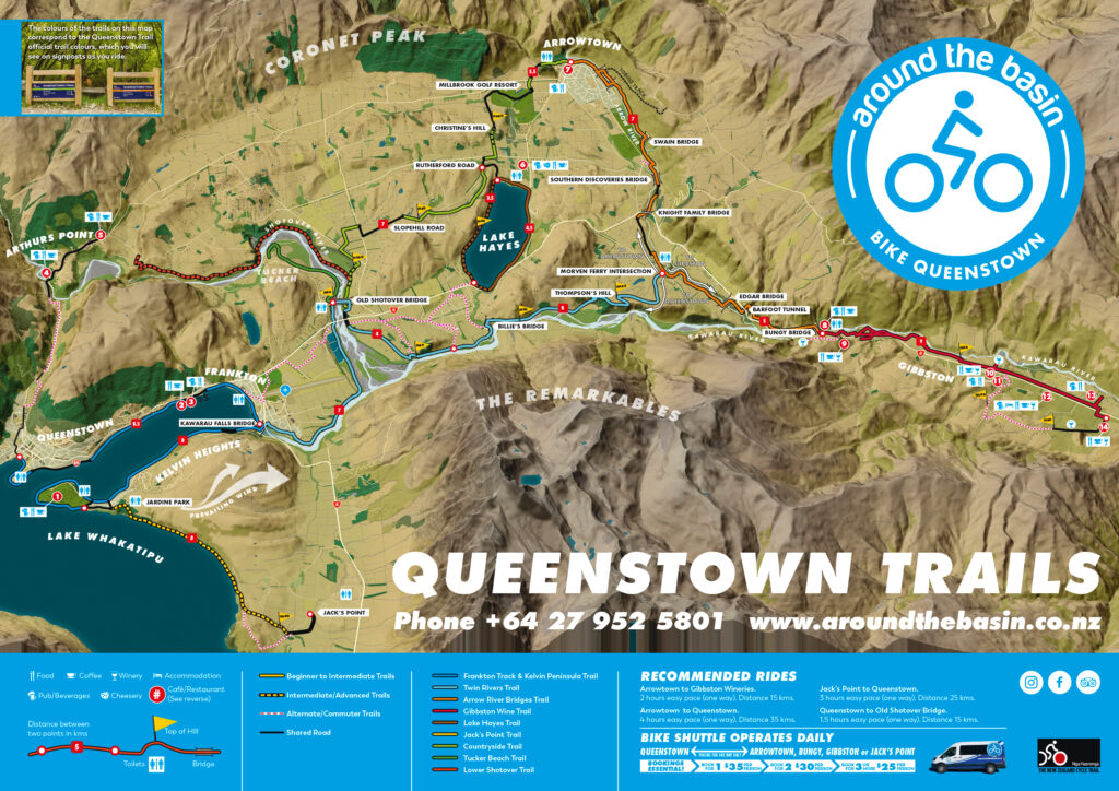 Queenstown Trail Map