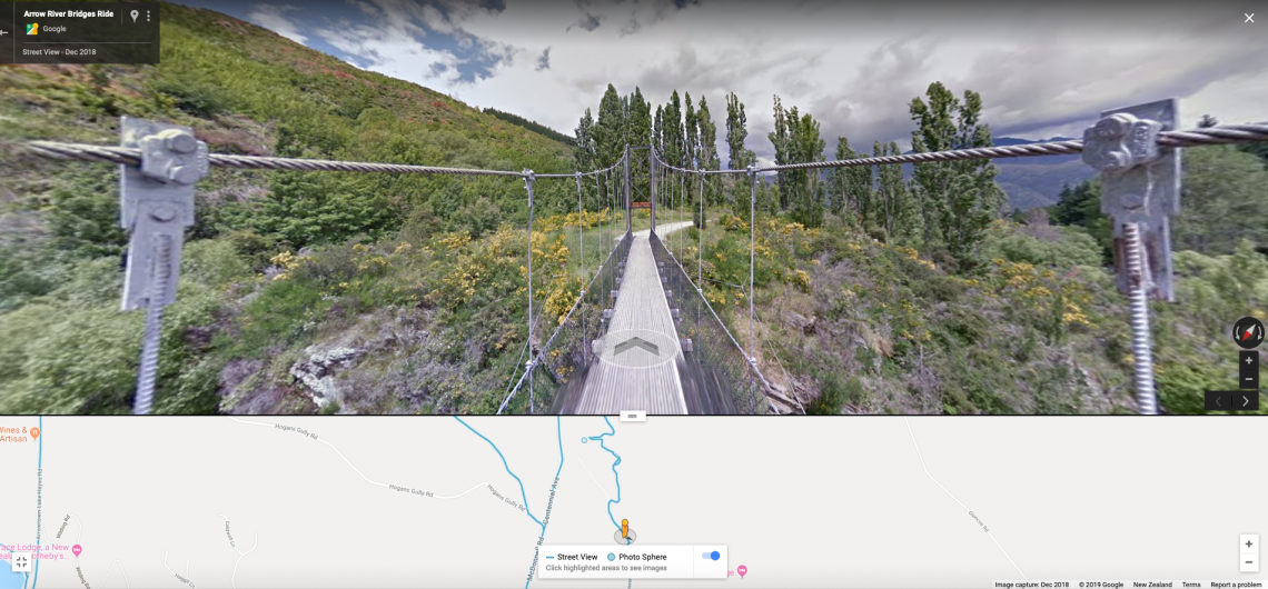 Queenstown Trail Google Street View